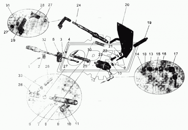 103-3506117 Фитинг (угольник); привертной МАЗ; (компрессора ЯМЗ-536) МАЗ